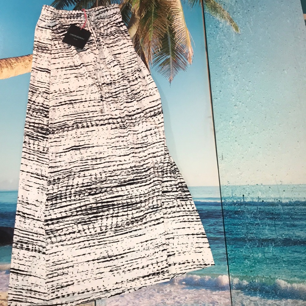 Long abstract colored skirt perfect for any place!
